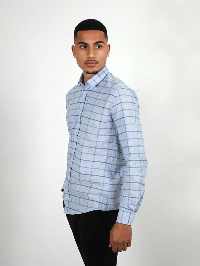 Chemise à carreaux